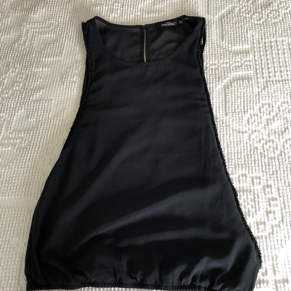 Sexy black tank top
